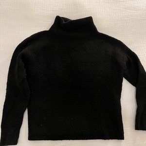 Madewell Waffle Turtleneck - Black - XS
